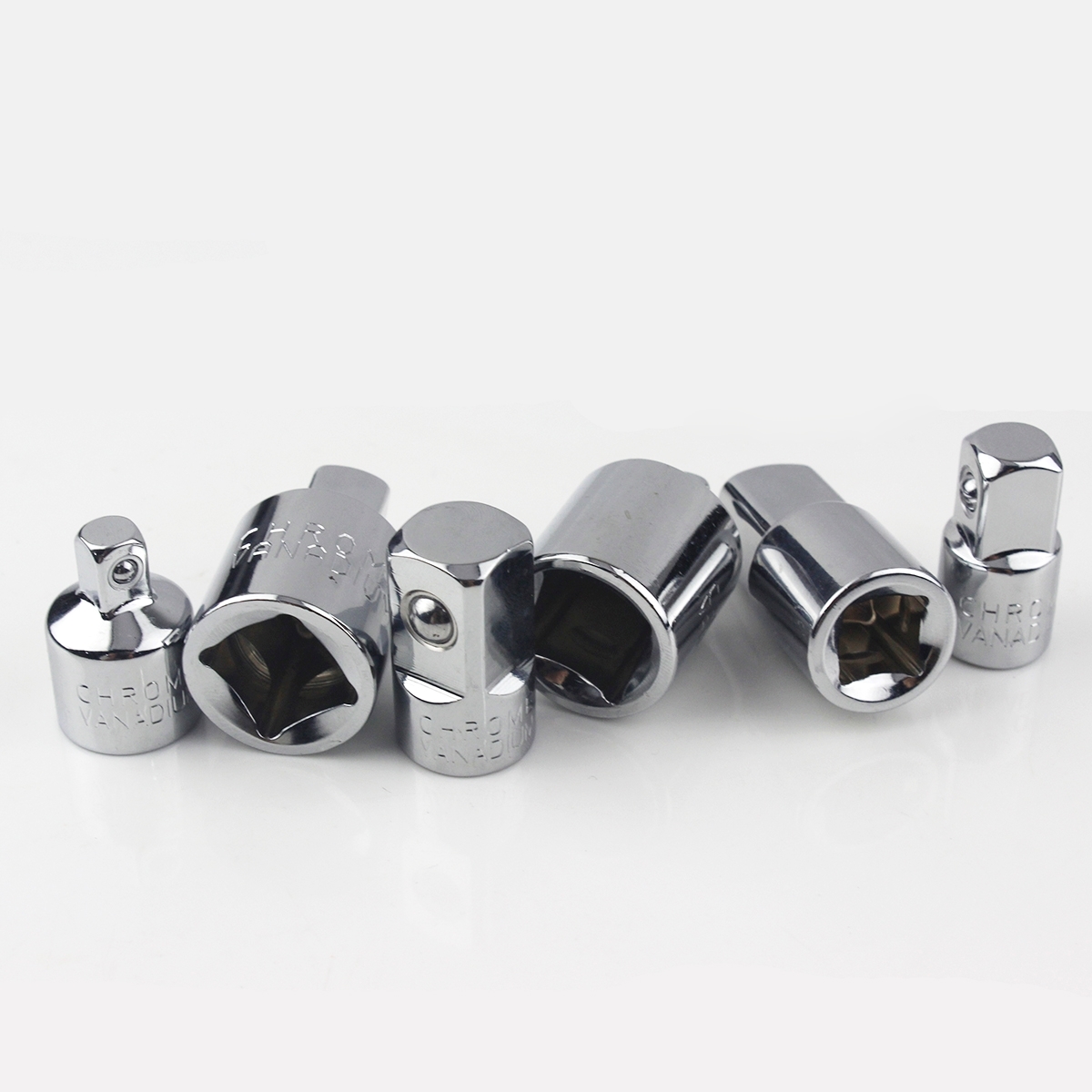adapter fastnøkkel-stikkontakt skralle fly til stort stål 1pc omformer-hode-hylse 1/2-- til -3/8-1/4-  adapter skiftenøkkel-stikkontakt skralle