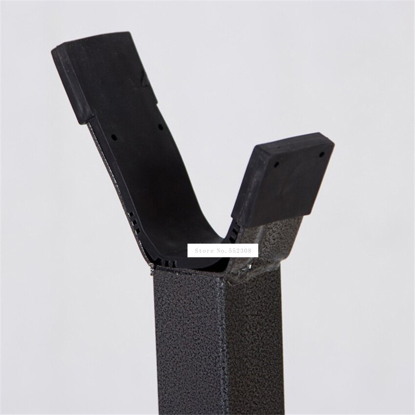 Supporto per bilanciere in acciaio sollevamento pesi bilanciere diviso supporto per cremagliera tozzo bilanciere regolabile in altezza semi-telaio attrezzatura per il fitness al coperto