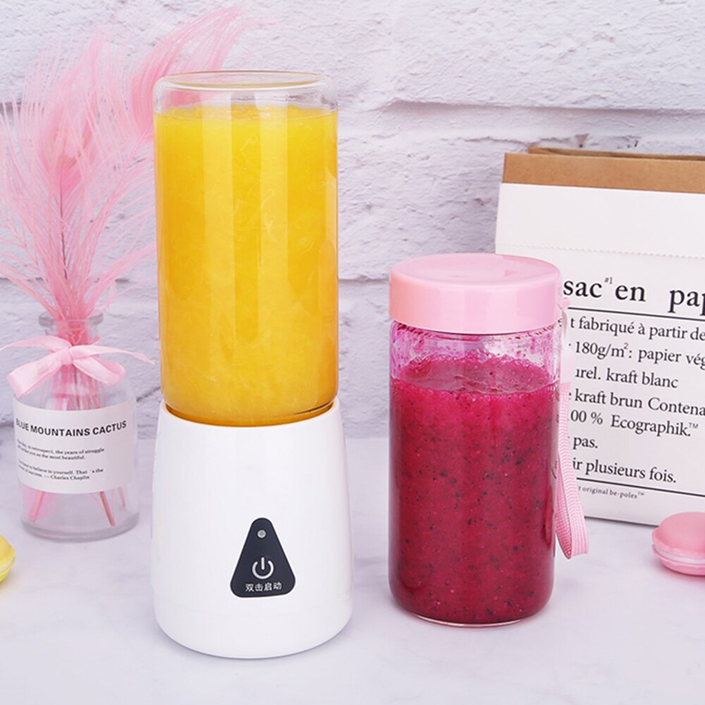 Juicer Blender USB Charging Multifunctional Portable Fruit Mixers Juice Machine With Glass Cooking Machine For Kitchen Tools