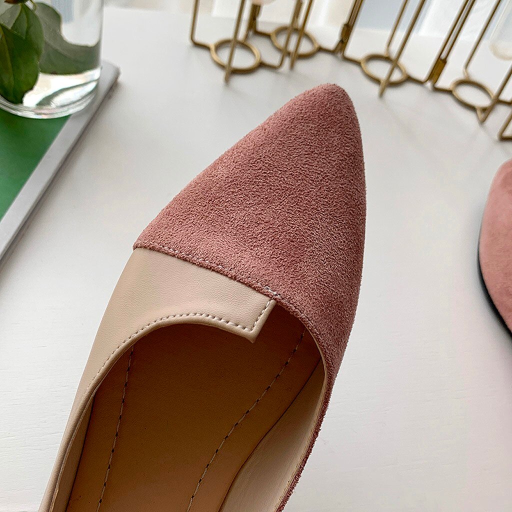 Mocassins plats roses pour femmes, chaussures de bateau, douces, peu profondes, printemps, , sans lacet