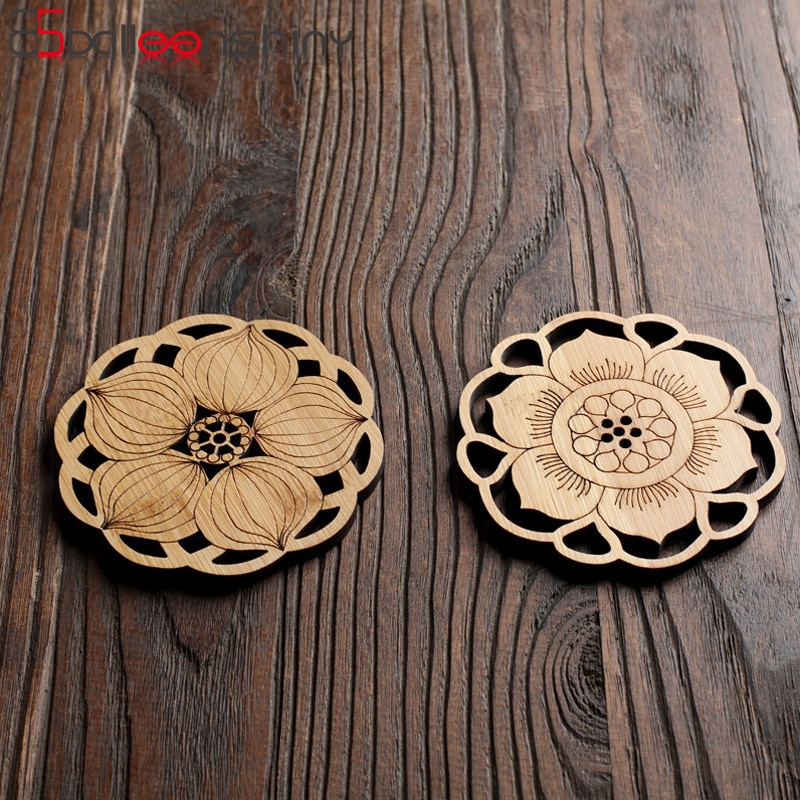 Handgemaakte Olijfhouten Onderzetters & Onderleggers voor Glazen – 6 Stuks met Rank – Rustic Coaster – Duurzaam – Uniek Cadeau – NEXT-DAY-SHOP