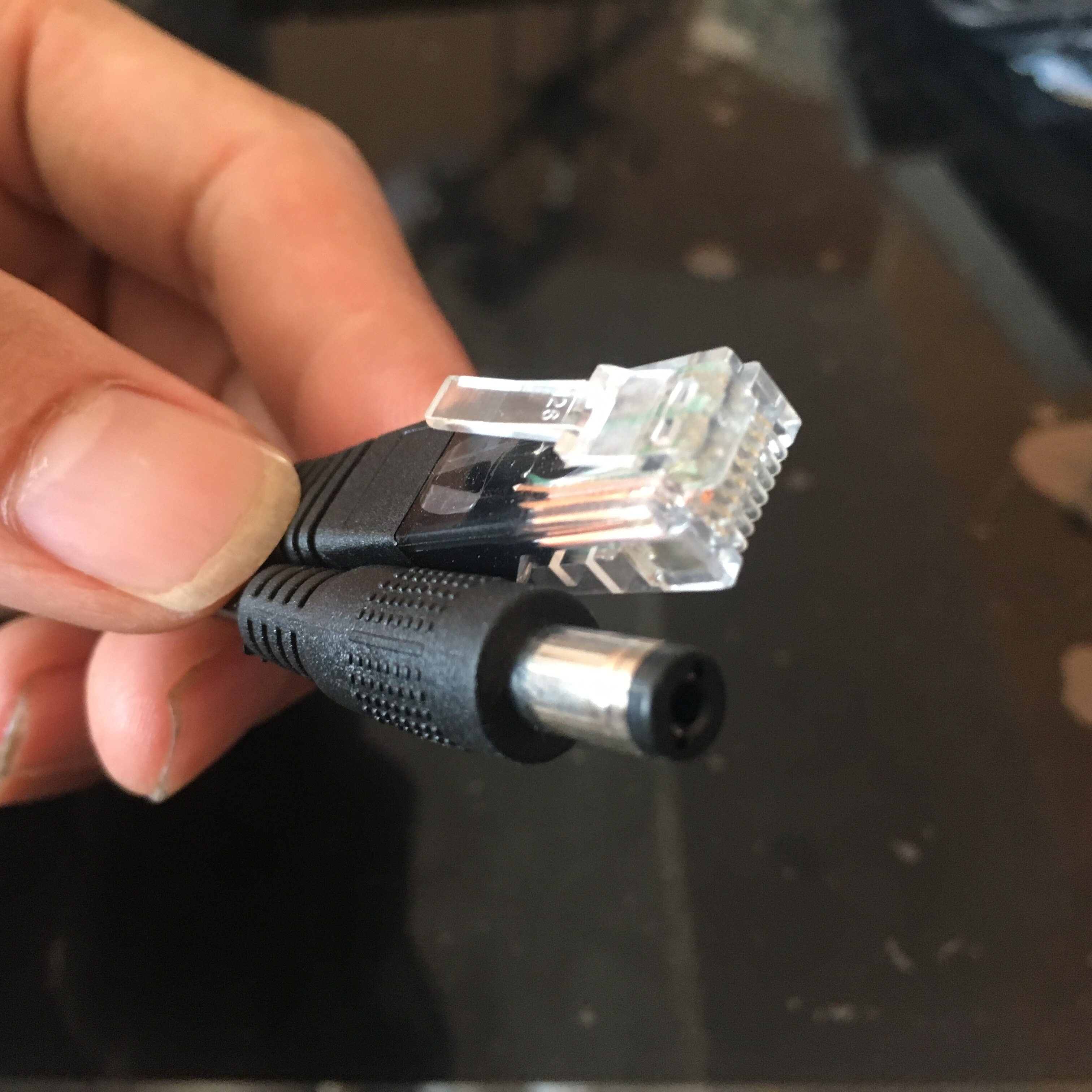 Power Over Ethernet PoE IP Splitter Adapter 10/100Mbps 12V 2A Output,48V Midspan For wifi ptz Camera