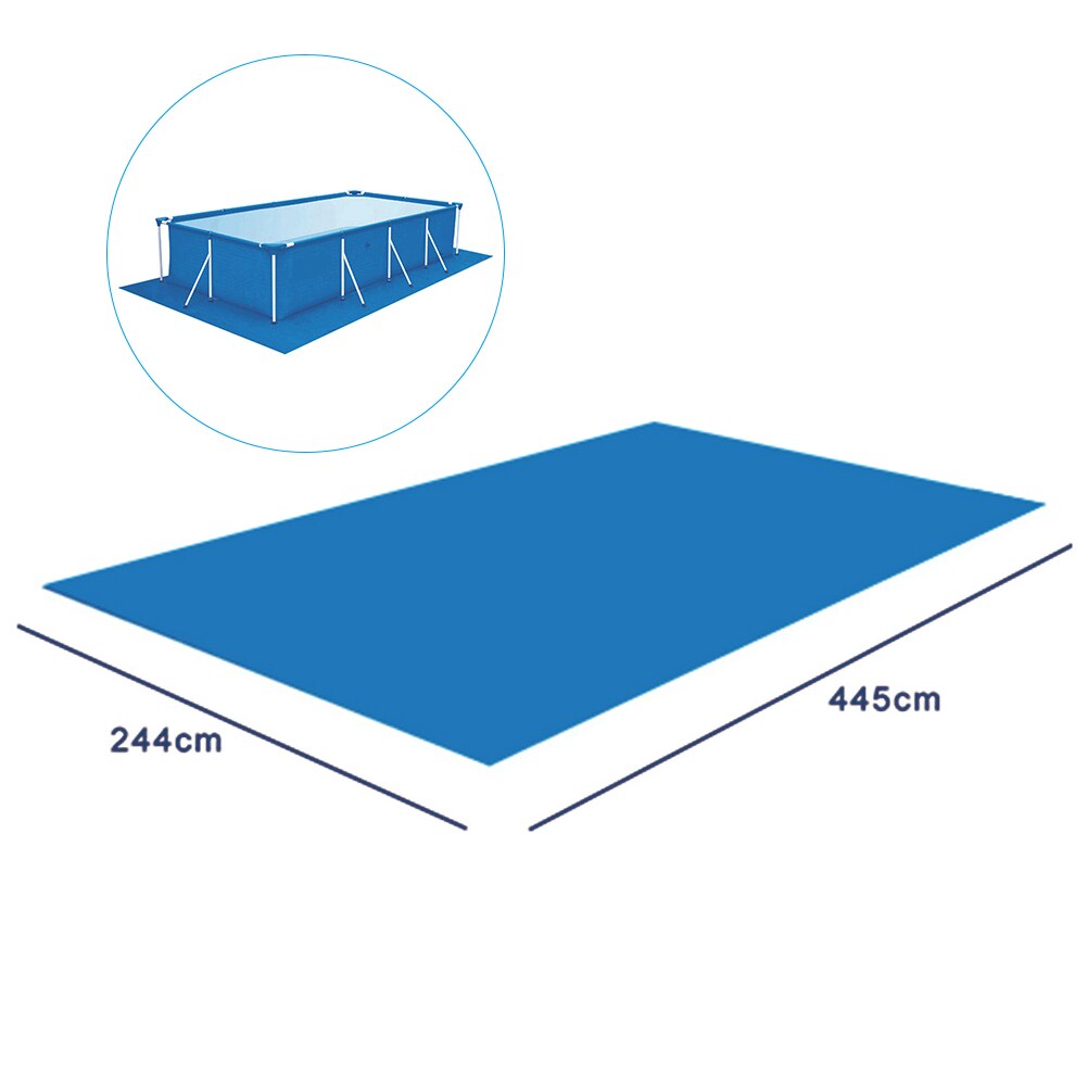 Ground Cloth Swimming Pool Mat Inflatable Square Swimming Pool Floor Protector For Inflatable Swimming Pools Beach Accessories