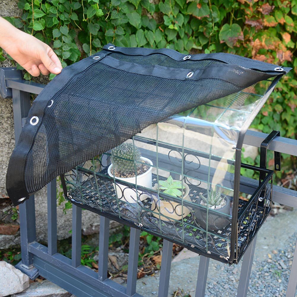 Balcony Flower Pot Awning Rainproof Canopy Plant Shelter Canopy Outdoor Mini Greenhouse Flower Plant Gardening Winter Shelter