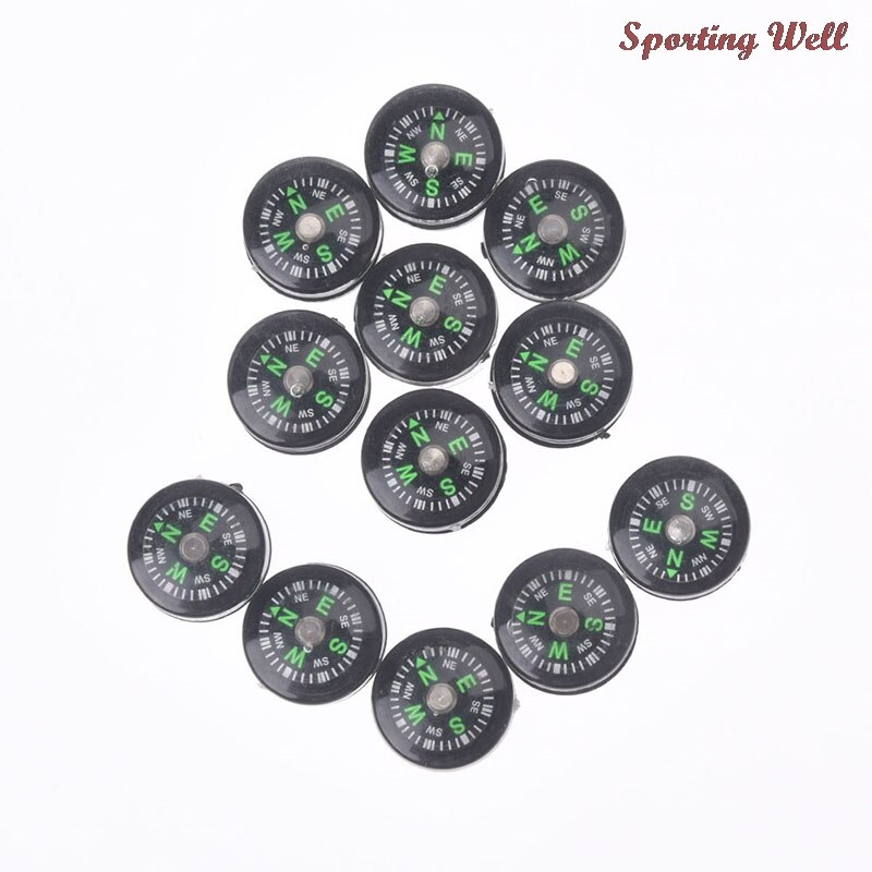 Watris Veiyi 12er Set Mini Kompass - Nur 20mm Klein Für Outdoor Abenteuer