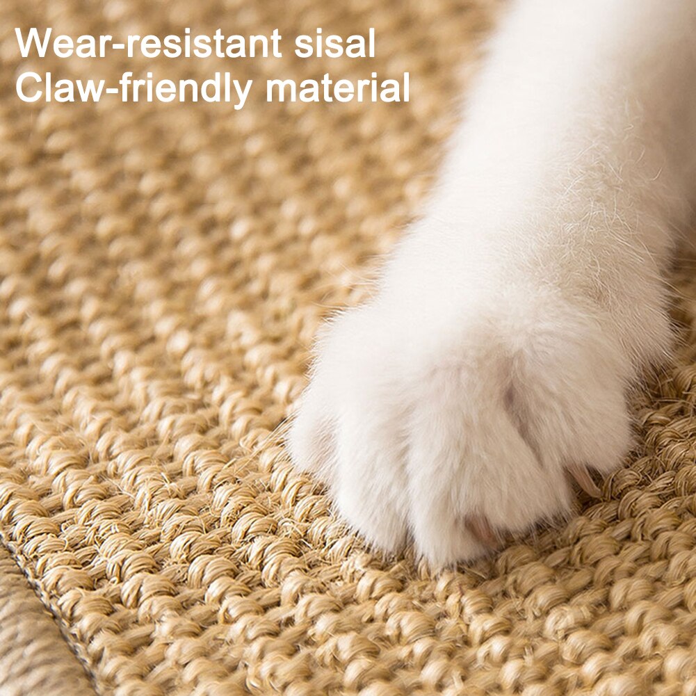 Cat Scratcher Sisal Mat Board Cat Scratch for Sharpen Nails Scraper Cats Tree Cat Toys Chair Table Sofa Mats Furniture Protector