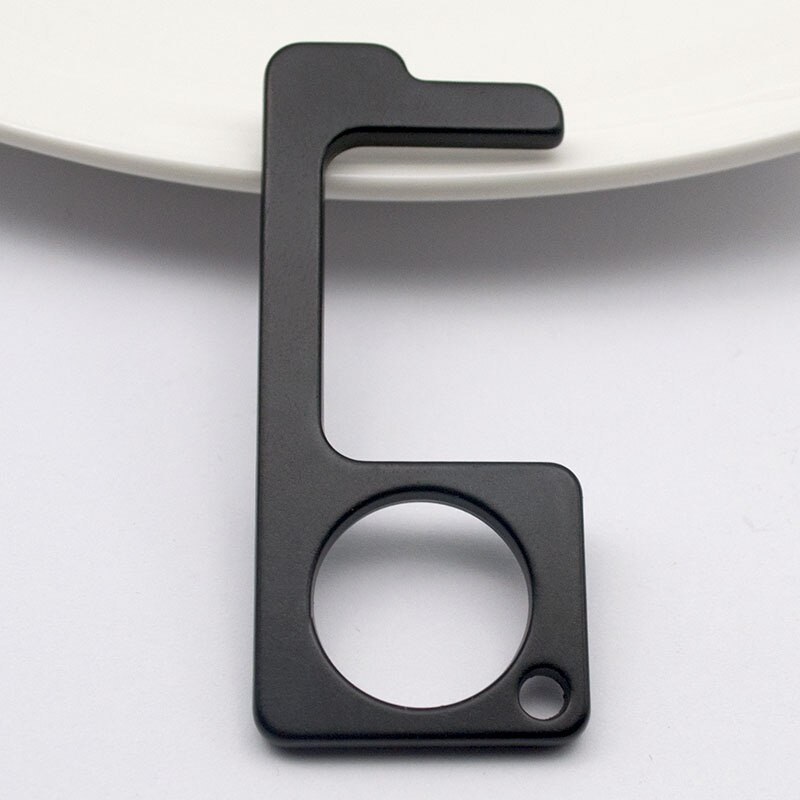 Ouvre-porte Portable sans contact, boutons d'écran tactile, outil d'ascenseur, hygiène des mains, ouvre-sécurité antimicrobien