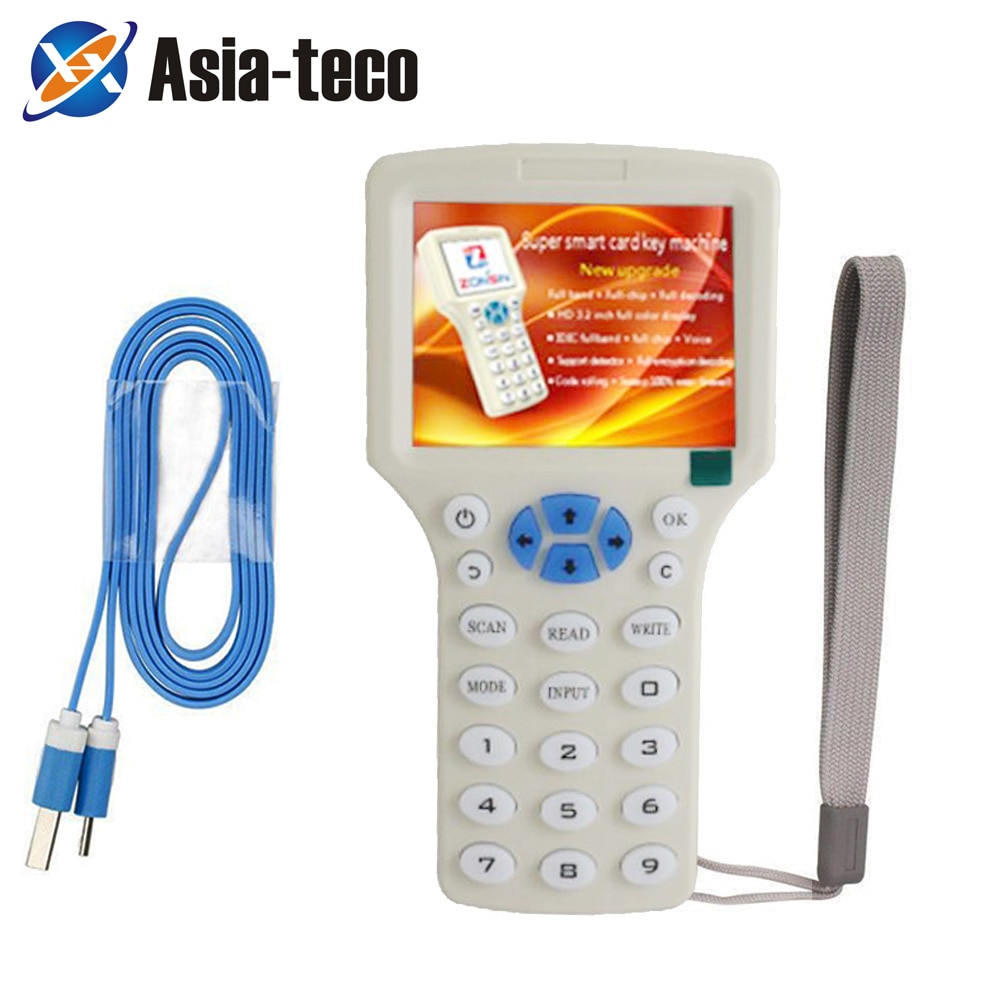 Rfid-kopieerapparaat, id-ic, fullband frequentielezer, schrijver, kopieerapparaat,  m1 mhz 13.56 duplicator, programmeur, usb, nfc, uid-tag, sleutelkaart