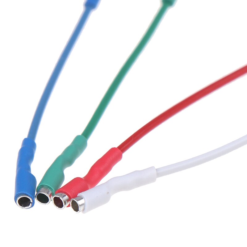 4Pcs/lot 50mm 5N Pure Sliver Leads Header Wire Cable Universal For 1.2-1.3mm Pins Turntable Phono Headshell