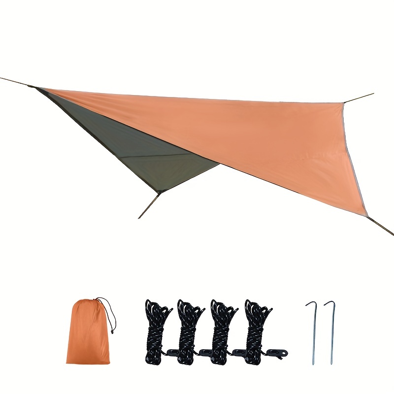 Oxford vandtæt presenning telt skygge ultralet havebaldakin solskærm udendørs camping markise turist strand solskærm: Gul