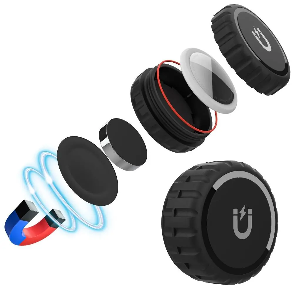 voor Apple Airtag Magneet Adsorptie Magnetische Beschermhoes Waterdichte Auto Tracker Protector Tracker Accessoires Fiets
