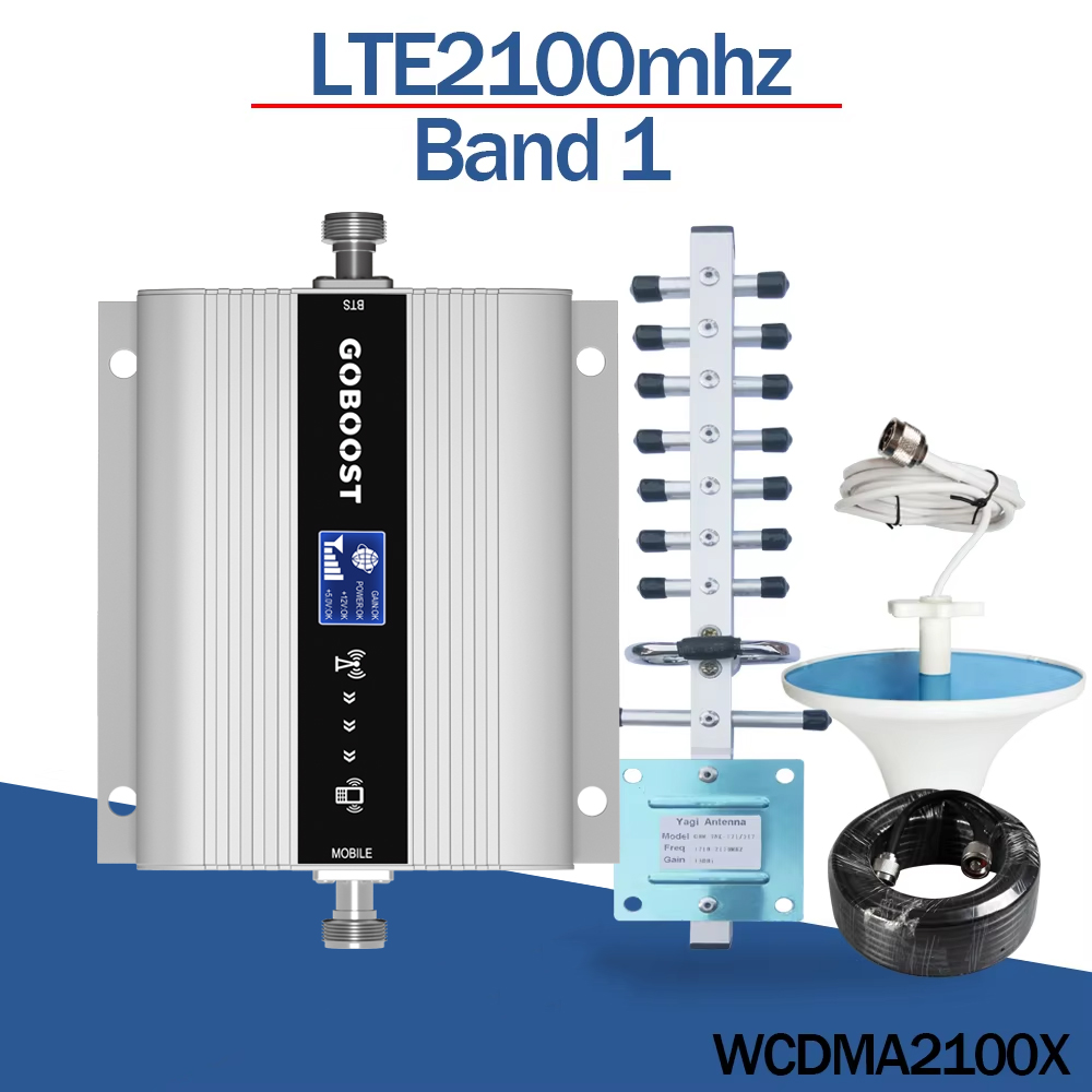 LTE 2100 Signal Booster LCD Display Mini Booster Amplifier 3G Cellular Amplifier WCDMA 2100mhz Mobile Cell Phone Signal Repeater: WCDMA2100X