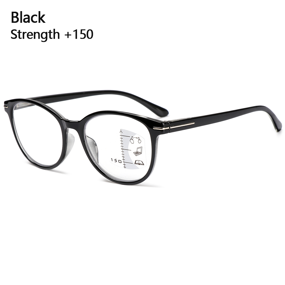 Lunettes de lecture multifocales progressives, unisexe, anti uv, lumière bleue, presbytie, ordinateur, force + 1.0 ~ + 3.5: Strength 1.50