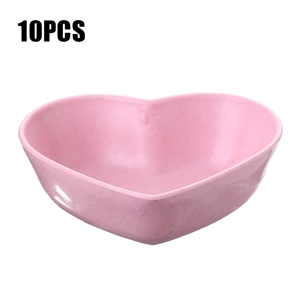 10 stücke Portion Küche Tauch Schalen Würze Geschirr Vorspeise Soja Essig Japanischen Stil Soße Gericht Gewürzt Senf Kleine: Rosa A