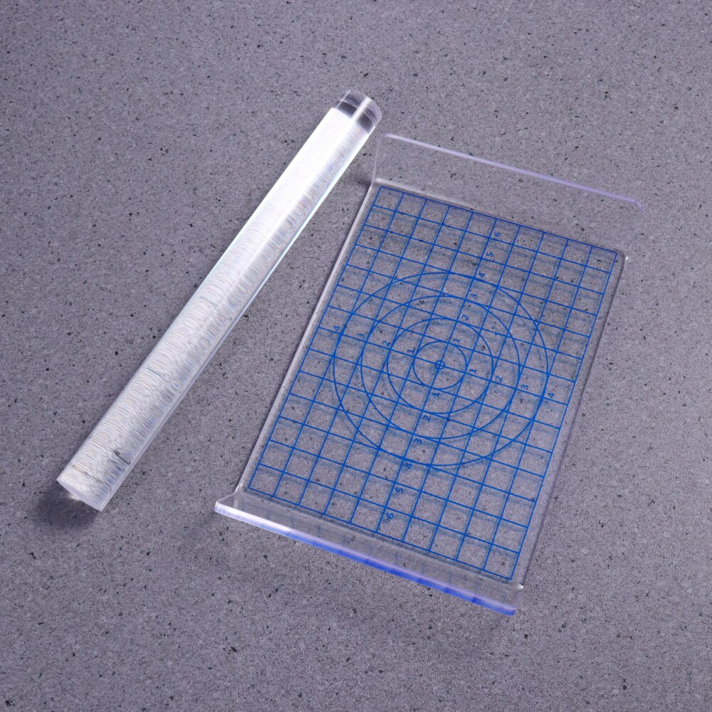 2pcs Acrylic Clay Roller Acrylic Sheet Board with Grid Essential Modelling Clay Tools