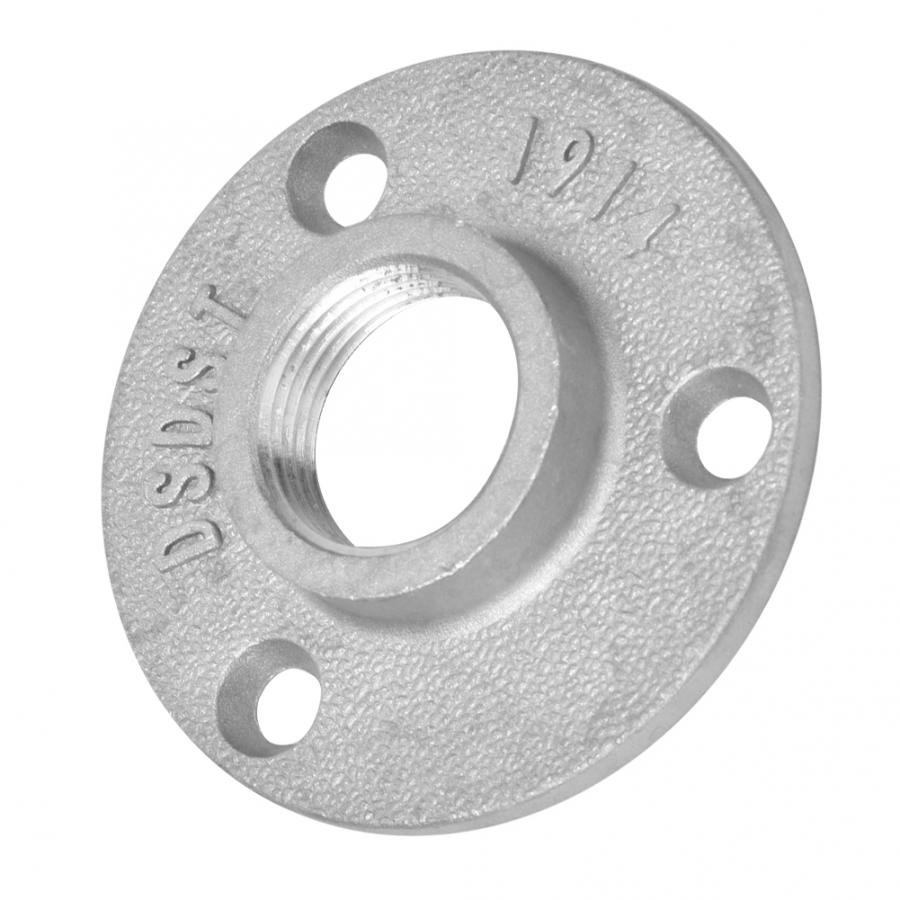 10Stck DN20 3-Löcher Flansche Basis Rohr Armaturen Aluminium Legierung Gewinde Rohr Flansch Befestigung Regal Basis flansch flanschbearbeitung