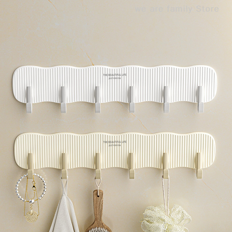 Crochet de suspension de porte pour dortoir à plusieurs rangées, avec murs adhésifs forts, cuisine et salle de bains, sans crochets de perçage, Organization de la maison