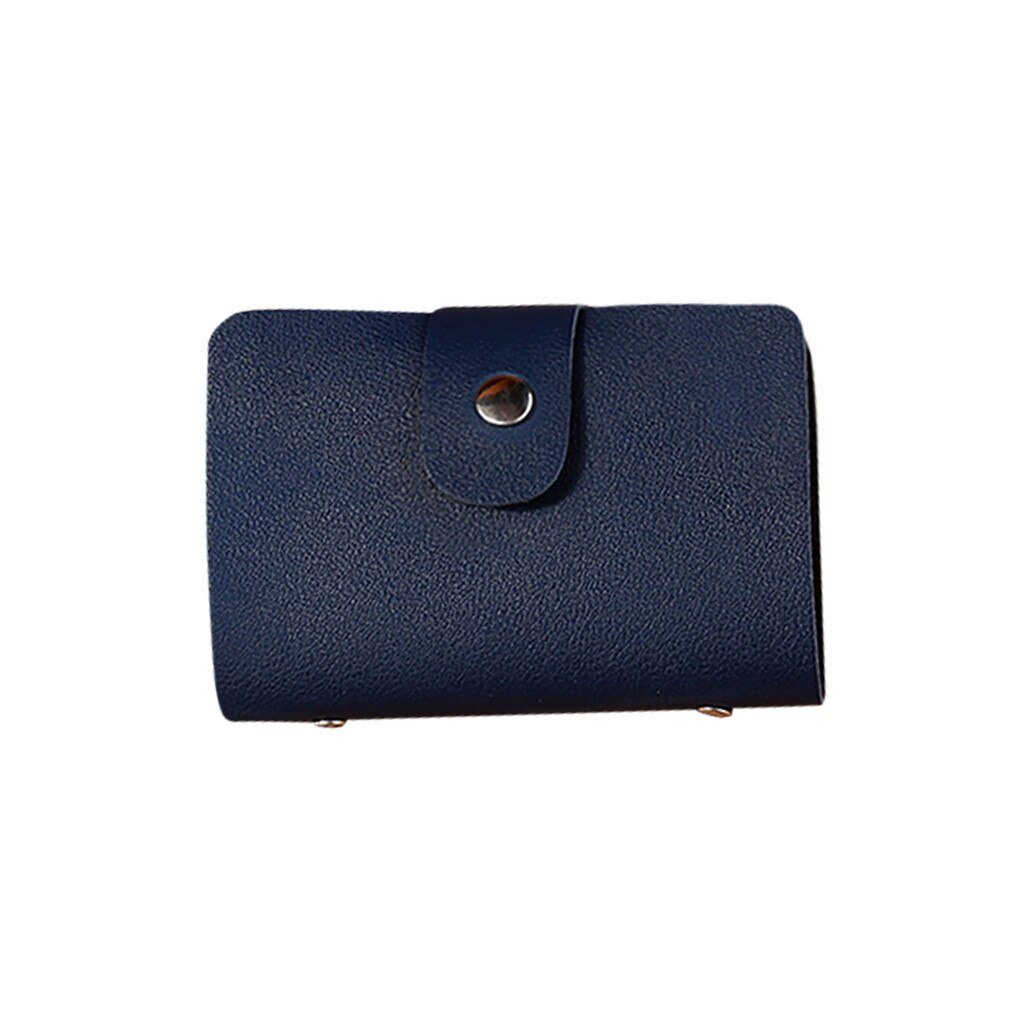 Men Women Leather Credit Card Holder Case Card Holder Wallet Business Card Women Credit Passport Card 12 Bit