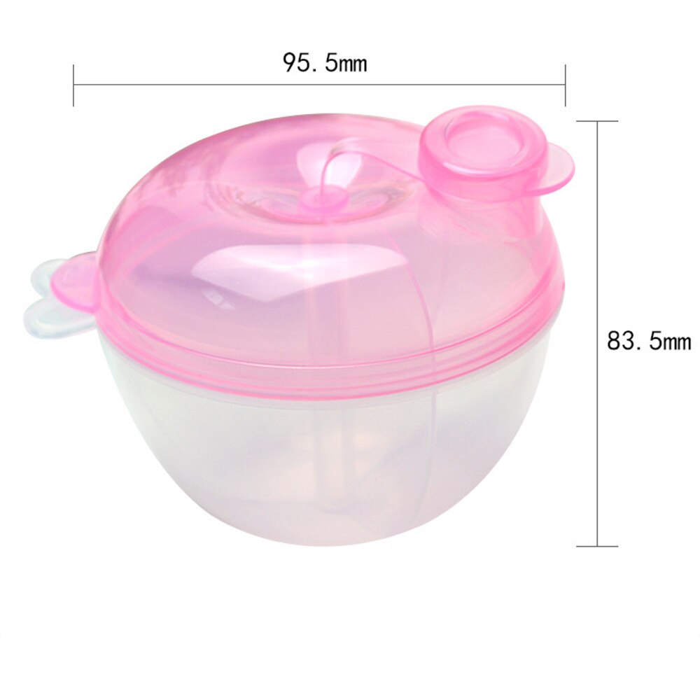 Babymad opbevaring tre-lags mælkepulver boks bærbar baby børn småbørn mælkebeholdere opbevaring baby fodring bærbare mælkebokse