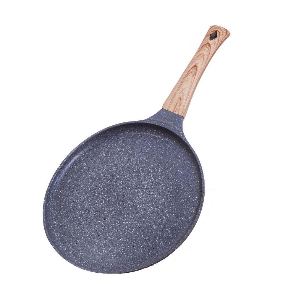 Pancake Pan Frying Eggs Household Non-stick Small Flat-bottomed Frying Pan Aluminum Alloy Pancake Shallow Frying Pan For Kitchen
