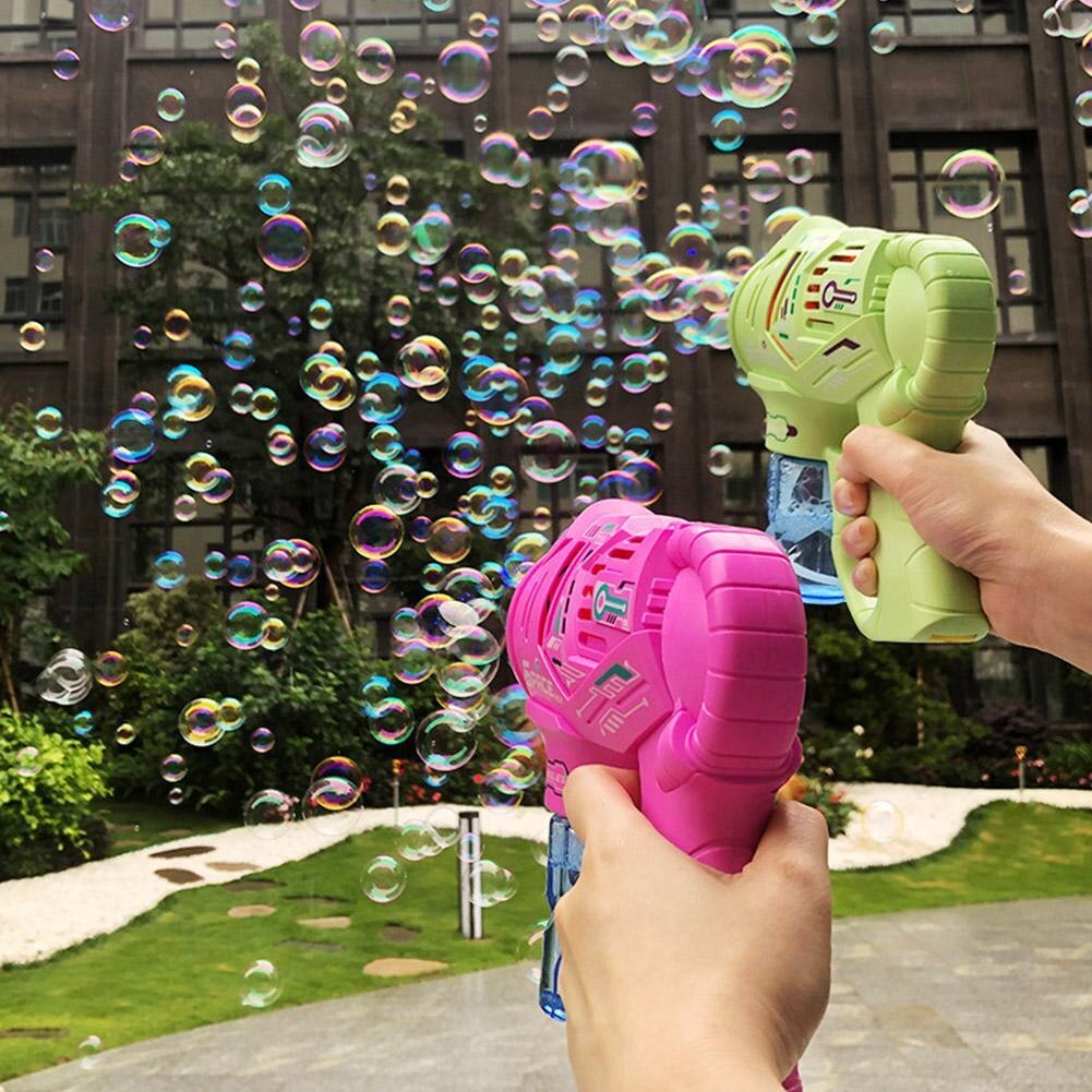 Automatische Muziek Bubble Machine Cartoon Bubble Blower Met 100Ml Bellen Water Zomer Kids Fun Geschikt Voor Indoor Outdoor Speelgoed N