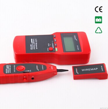 NOYAFA NF-8208 LCD Display Network LAN Cable Tester Wire Tracker Tracer Measure Length Scanner RJ45 RJ11