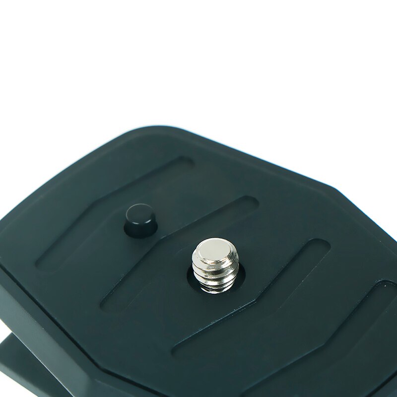Placa de liberación rápida para trípode, montaje adaptador de tornillo de cabeza de monopié para Velbon, CX-460, CX-460mini, CX-470, CX-570, CX-690, negro