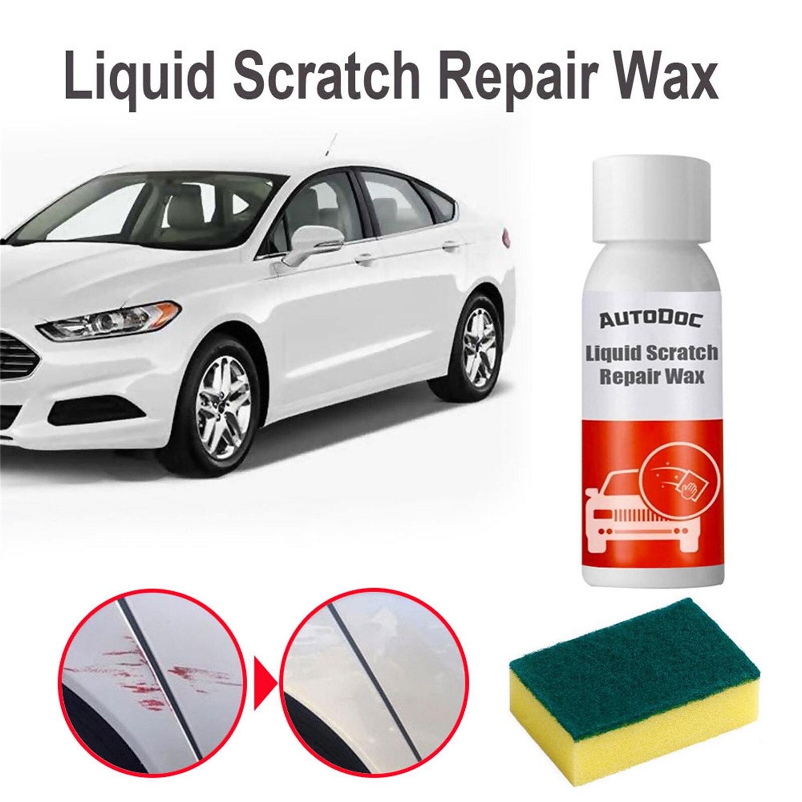 100Ml Auto Rasp Reparatie Jas Agent Auto Touch Up Pen Auto Care Rasp Clear Remover Verf Care Auto Herstellen vullen Verf Pen