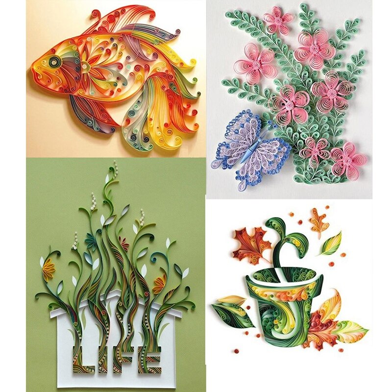 Herramientas para filigrana de Papel, Accesorios, pluma de aguja Quilling, enrollador de papel para obra de arte Diy