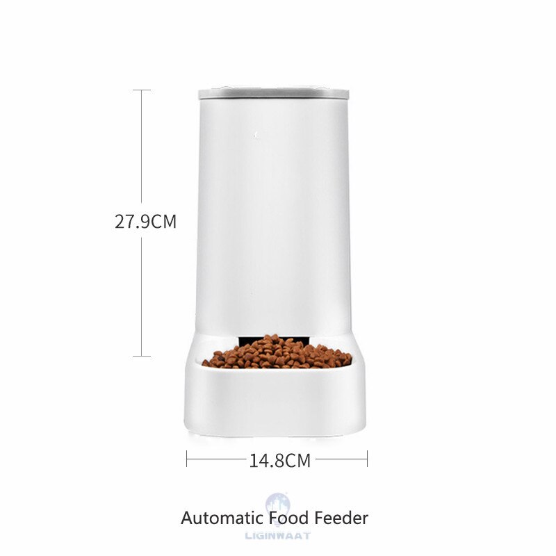 3.8l grote capaciteit huisdier hond kat automatische voederbak afneembare hond kat water dispenser voerbak voor kat hond huisdierbenodigdheden: Voerbak