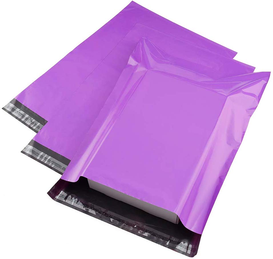 100 stk 6 x 9 tommer lyserød poly-poster 15 x 20cm selvklæbende postforsendelsespakke postkonvolutter kurer opbevaringskonvolutter
