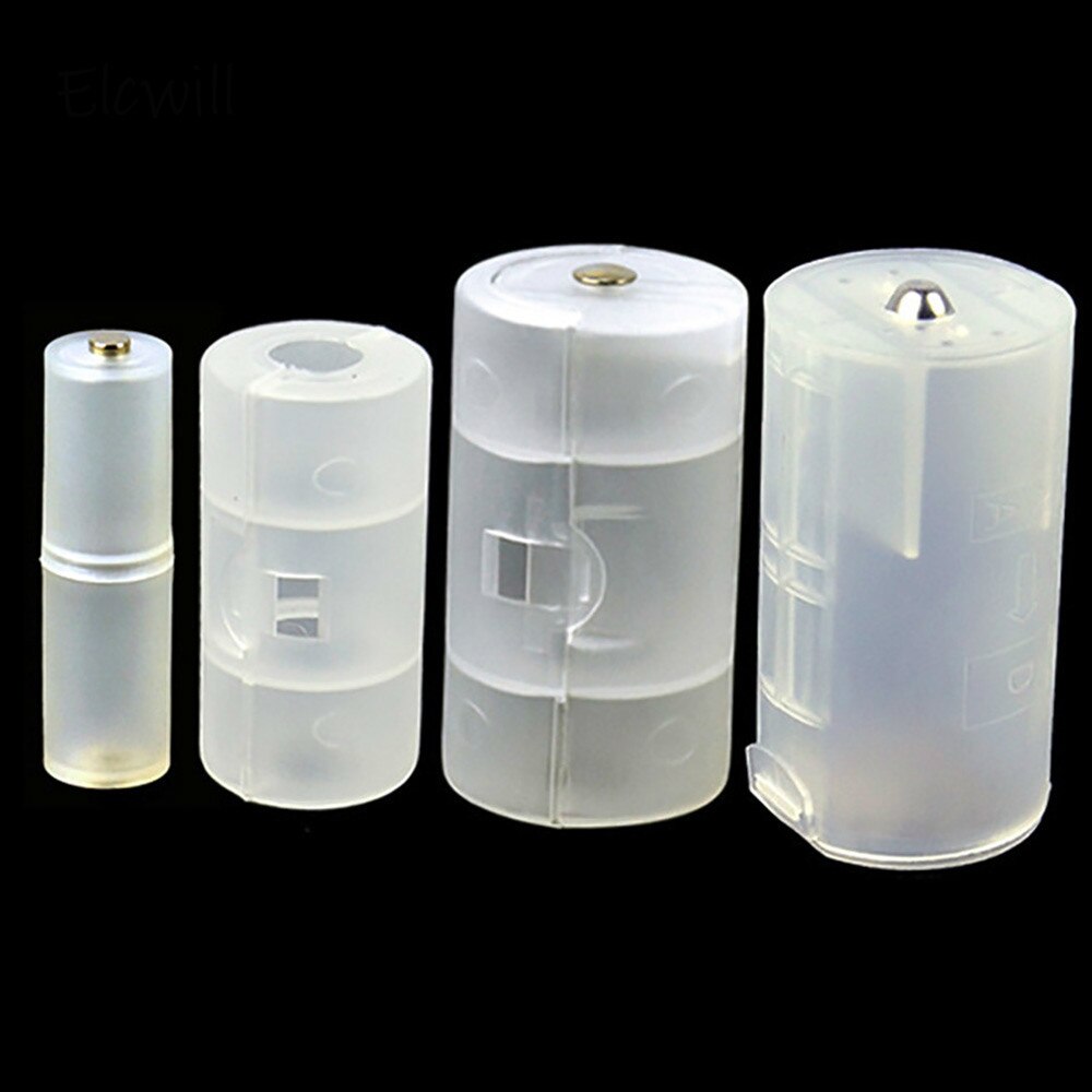 2AA Naar D Cell Battery Adapter Etui Converter Switcher Aa Naar D Batterijen Adapter Aa Naar C Batterij Doos aaa Naar Aa Size Doos