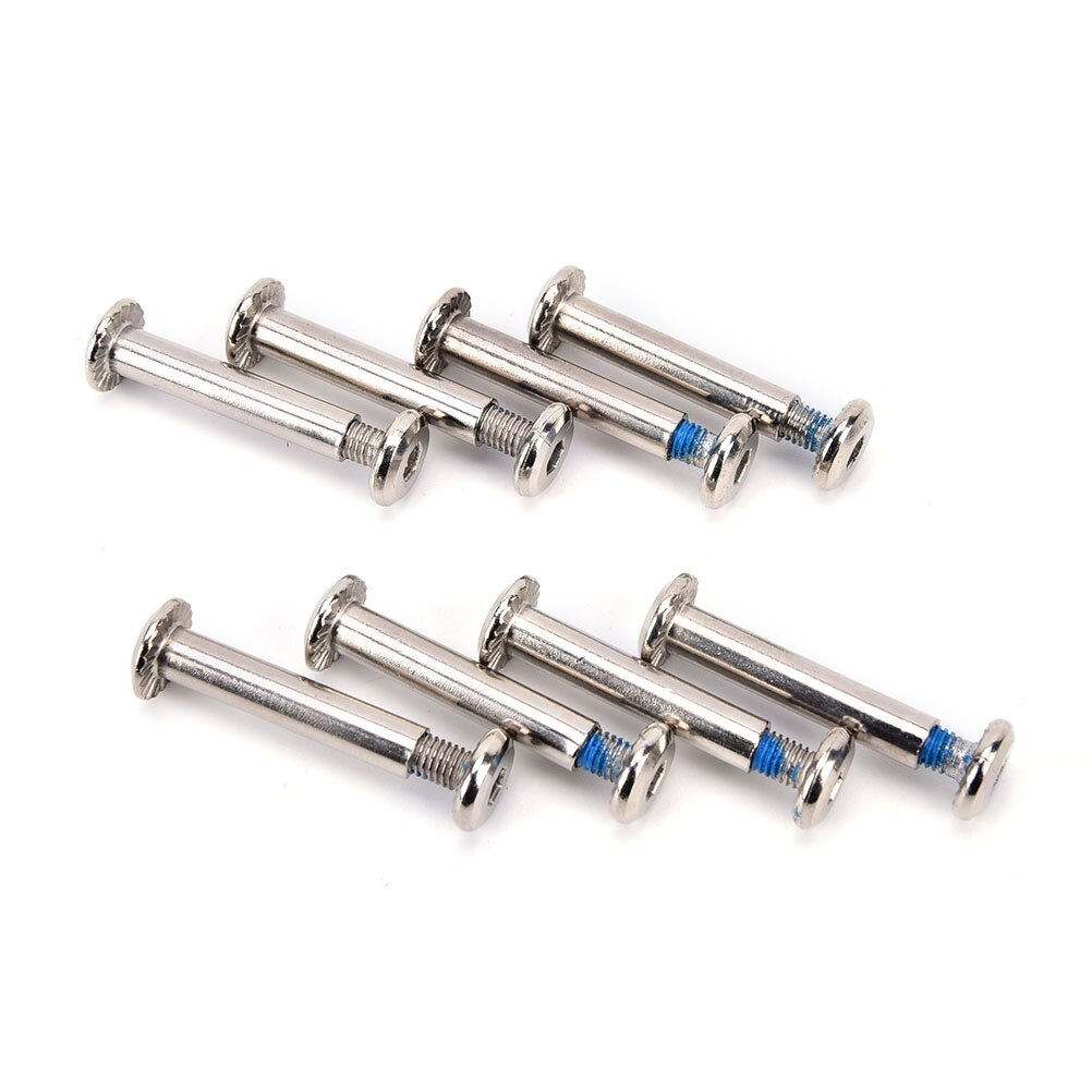 8Pcs Roller Skates Parts Axle Male And Female Screws For Child Kids Or Adult Inline Skates
