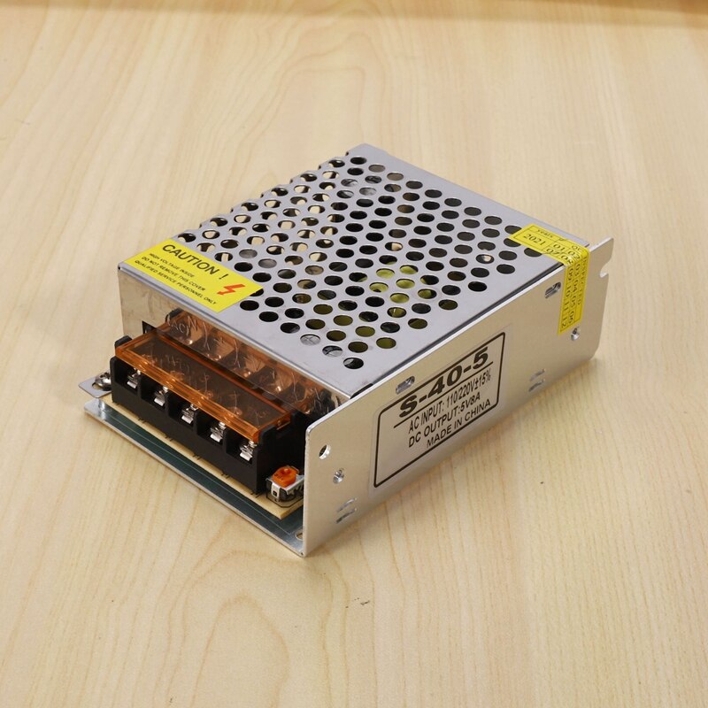 Aluminiumgehäuse, ausgang  dc 5v 8a 40w led-schaltnetzteil