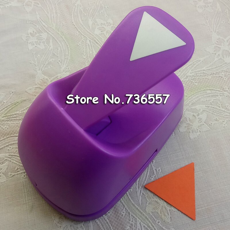 Free Ship 43MM Triangle shaped save power paper/eva craft punch Scrapbook Handmade punchers DIY hole punches geometry puncher