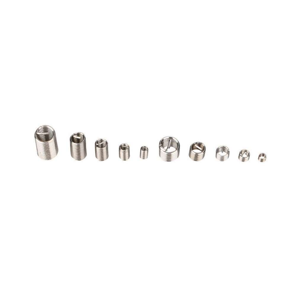 150pcs Stainless Steel Thread Repair Insert Kit M3 M4 M5 M6 M8 Wire Braces Bushing Screws Sleeve Threaded Sheath