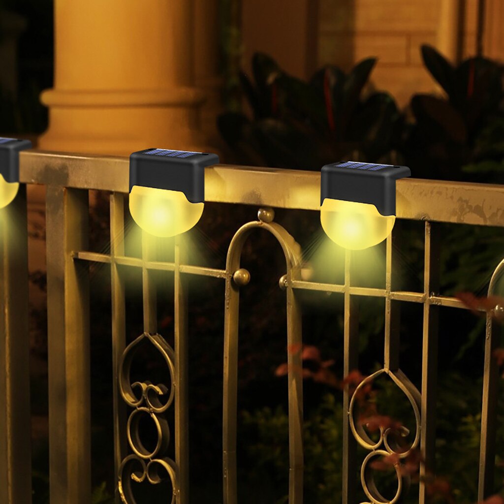 Solar Power Light Sensor Led Wandlamp Buiten Tuin Hek Waterdichte Lamp
