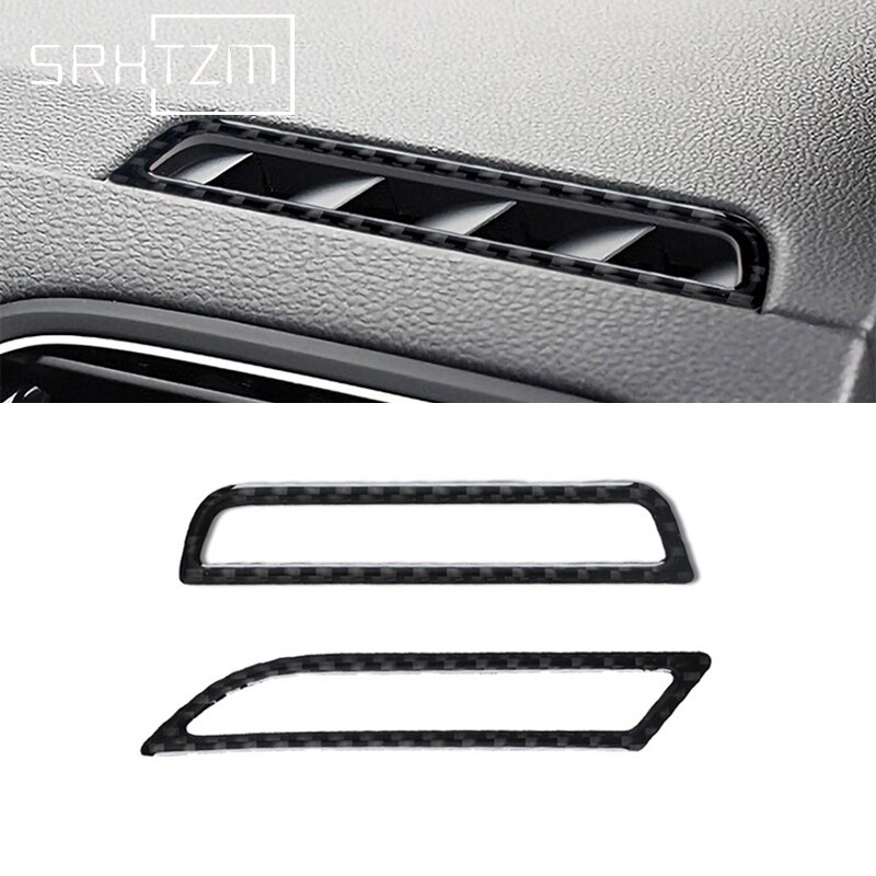 Voor Vw Golf 7 Gti R Gte Gtd Mk7 Carbon Fiber Dashboard Ontluchter Frame Cover Air outlet Sticker Trim Auto Accessoires