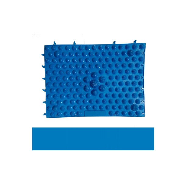 Duurzame Reflexologie Voetmassage Pad Teen Druk Bloedsomloop Plaat Mat Voor Massager Gezondheidszorg Mat Acupressuur: Blue