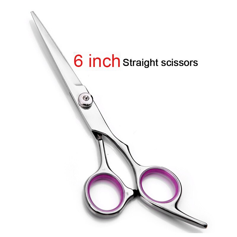 6" 7'' Stainless Steel Pet Gromming Curved Blade Scissors Dog Cat Cutting Hair Scissors Barber Up Curved / Down Curved Scissors: 1