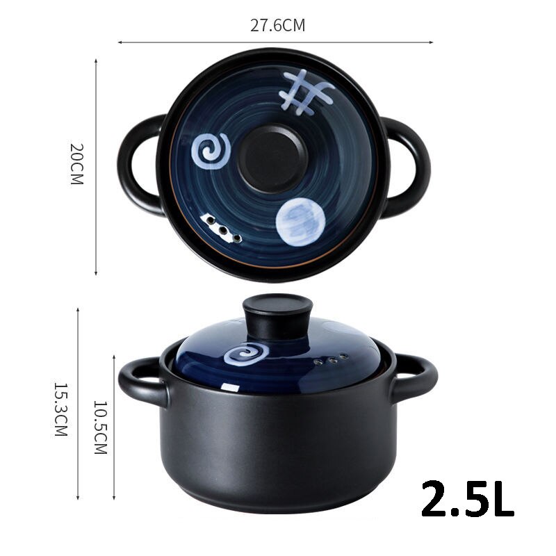 Kookpan - 1600 ml, transparant, hittebestendig, snel