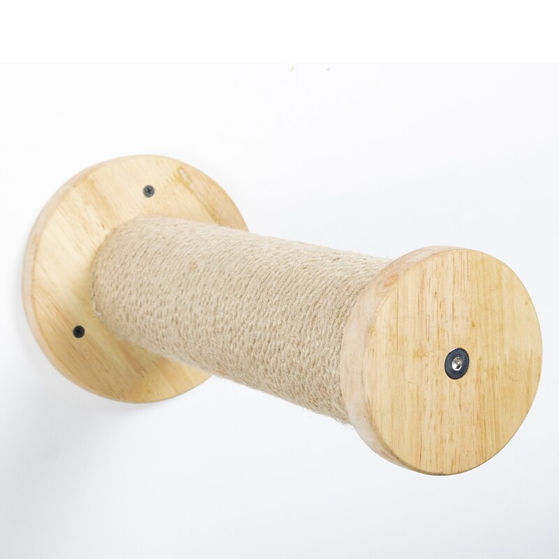 Cat Sisal Rope Scratching Post Scratcher House Tower Tree Climbing Wall Claw Sharpener Kitten Accessories Toys Furniture: natural