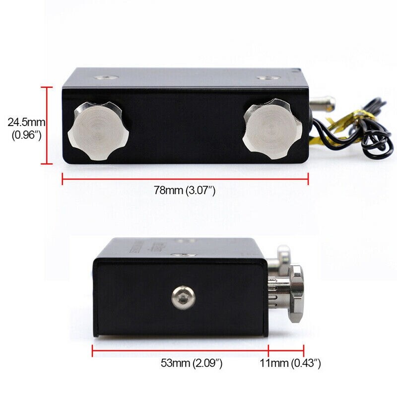 Dual Stage Electronic Turbo Boost Controller PSI Turbocharger with Switch Vehicle