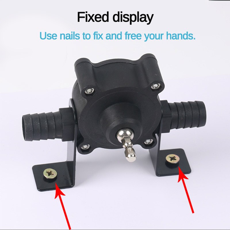 Portable Electric Drill Pump Self Priming Transfer Pump Oil Fluid Water Pump Cordless Electric Screwdrive Self priming Pump tool