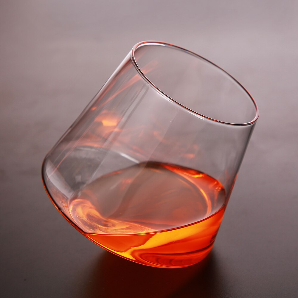Krystall whiskyglas ultraklar snurreplate vin karaffel hurtig epacket vin burgunder whisky øl drikker hjemmebar fest 300ml