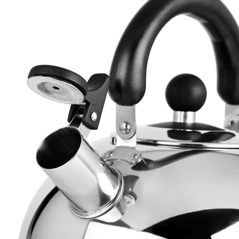 Europæisk rustfrit stål kedel hjemmekedel gaskomfur universal fløjte lyd 4l