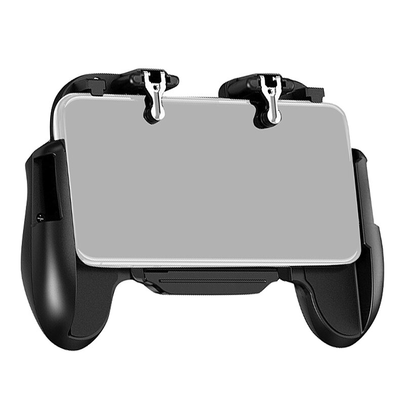 H5 Game Controller, Four-Finger Joystick with Fan, Mobile Game Handle with Radiator Fire Button: Default Title