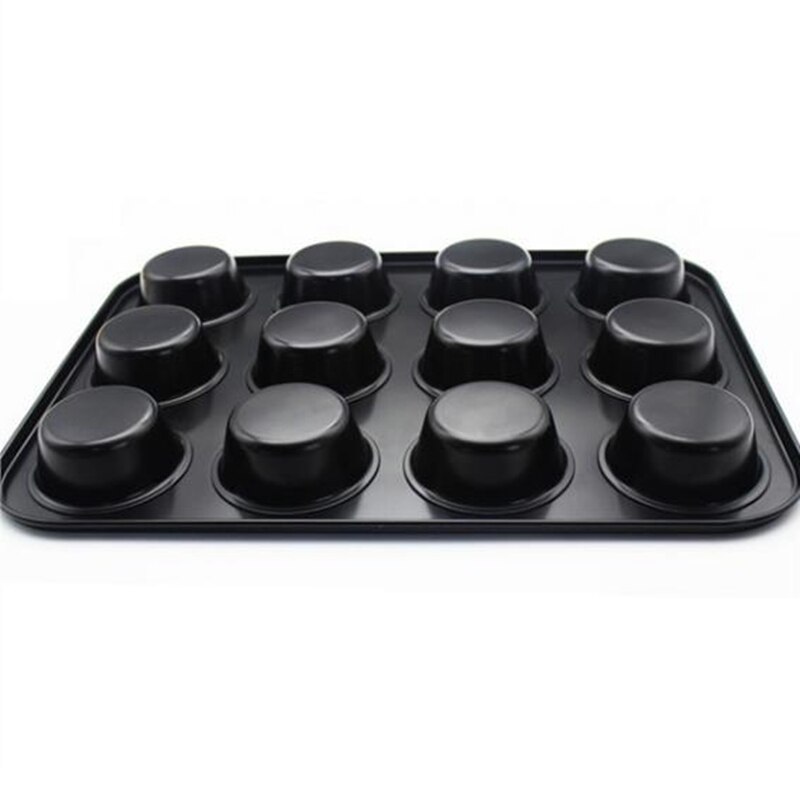 12 Mini Cup/6 Normale Cups Anti-aanbak Muffin Bakken Pan Thicken Ronde Vorm Bakvormen Cupcake Cakevorm Bakvorm