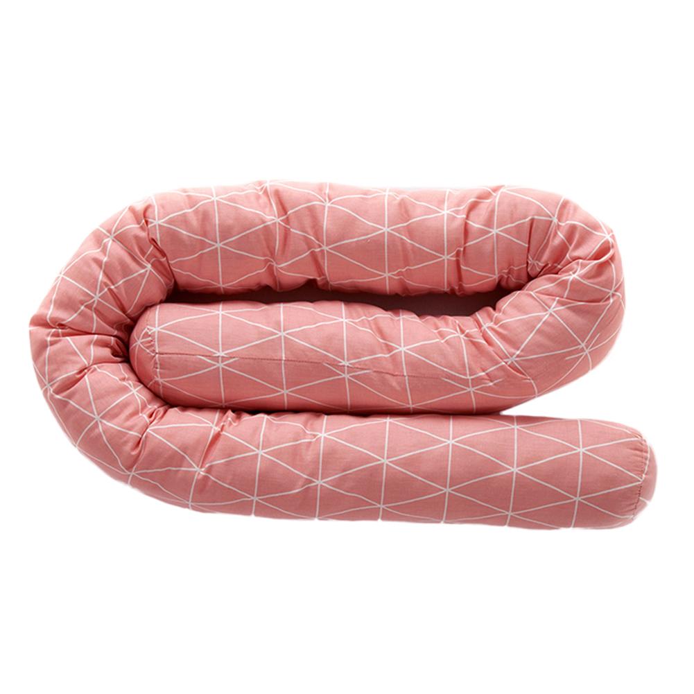 Baby Bett Stoßstange Schlange 79 Zoll Krippe Stoßfänger Cloud Muster Krippe Kissen Kleinkind Neugeborenen Bett Schlaf Stoßstange: WHITE