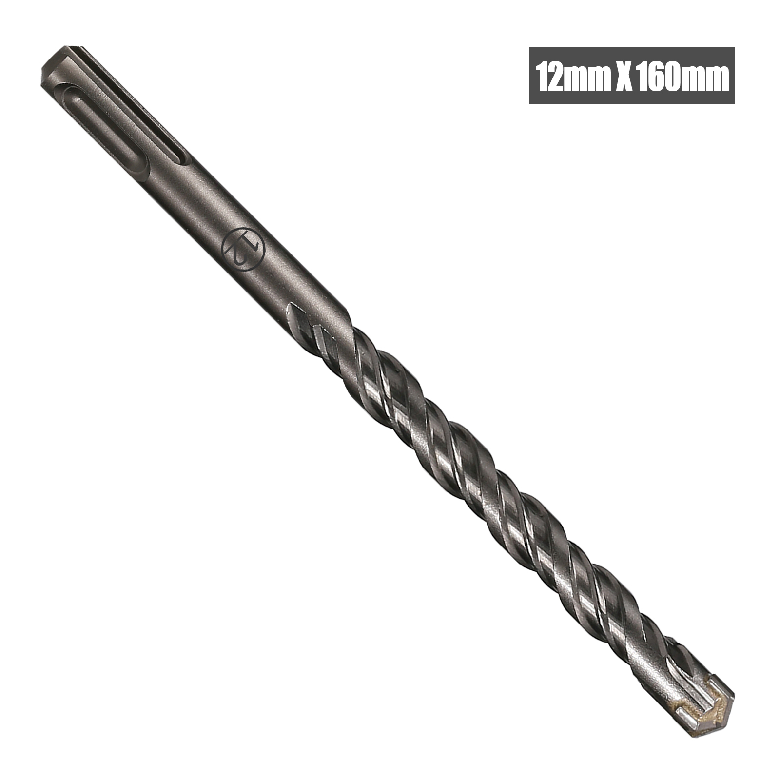 Martillo de hormigón SDS Plus de 5-16mm, cabezal cortador cruzado, martillo de doble barrena, bloque de ladrillo de pared de 160mm, martillo eléctrico, broca de mampostería, 1 ud.: Rojo